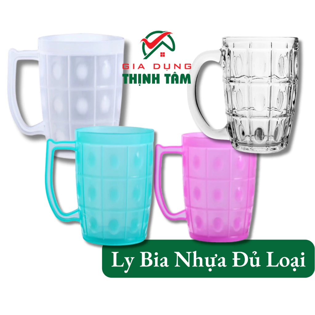 [THỊNH TÂM] Ly Nhựa Mica Uống Bia, Nước Mía