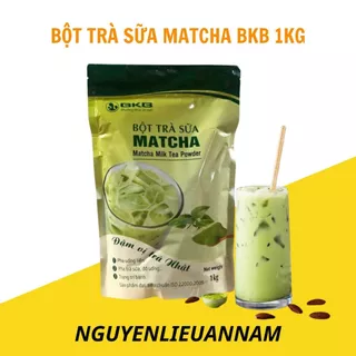 Bột trà sữa MATCHA BKB uống liền túi 1kg pha trà sữa thơm ngon, tiện lợi