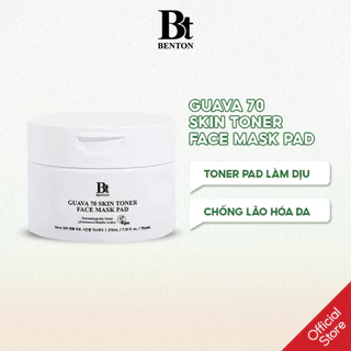 Miếng Thấm Tinh Chất BENTON GUAVA 70 SKIN TONER FACE MASK PAD 210ml