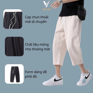 Quần Đũi Baggy Nam Dáng Suông Unisex Chất Bò Không Co Giãn Cao Cấp Chống Nhăn Không Phai Màu Q003