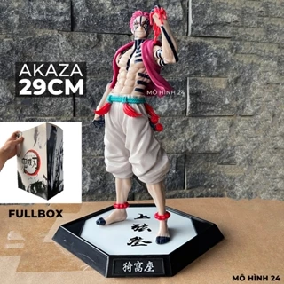 [29cm] Mô hình nhân vật Quỷ Thượng Huyền tam Akaza anime Kimetsu no yaiba figure Demon Slayer thượng tam quỷ tay máu