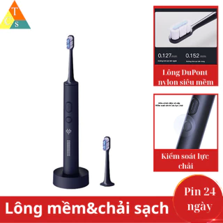 Bàn chải điện Xiaomi Mijia Sonic T700 3 chế độ làm sạch sâu với 20 mức độ