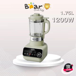 Máy làm sữa hạt 1.75L đa năng PBJ-D12V1, Nấu xay sữa hạt đậu nành, sữa bắp, ngũ cốc, hạt-Xay sinh tố- Nghiền đá,BH 18 Th