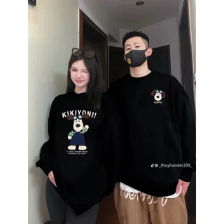 Áo Đôi Sweater  Unisex Form Rộng,  Áo Nỉ  Nam Nữ Chất Liệu Nỉ Bông Cao Cấp Phong Cách Basic Chinstore