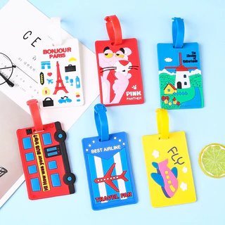 Thẻ Hành Lý Name Tag Bảng Tên Thẻ Treo ValiI Silicon Chống Thất Lạc Cho Balo Vali Siêu Cute TT01