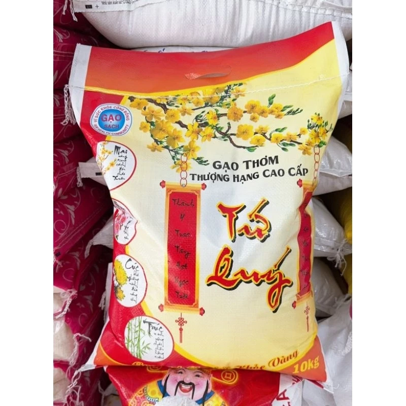 Gạo Tứ Quý (10kg) Mền Dẻo vừa vị Ngọt Dịu Giá Trị dinh dưỡng Cao