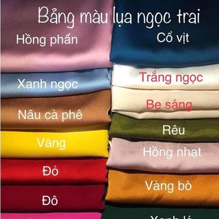 Vải lụa ngọc trai chất mềm mịn, rủ, không nhăn chuyên thiết kế sơ mi, đầm cao cấp