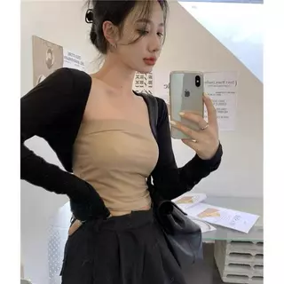 Áo khoác tăm mỏng dáng croptop xixeoshop