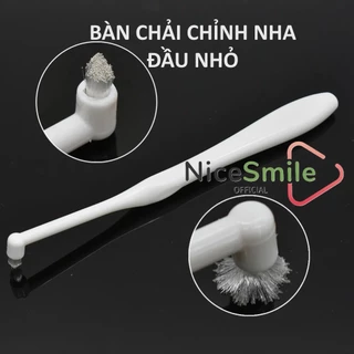 Bàn Chải Chỉnh Nha Đầu Nhỏ, Bàn Chải Chuyên Dụng Cho Người Niềng Răng, Bàn Chải Lông Mềm CoralClean