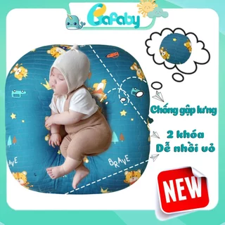 Gối Chống Trào Ngược Cho Bé Cao Cấp Thiết Kế 2 Khóa Kéo Thông Minh Bafaby Kids 245