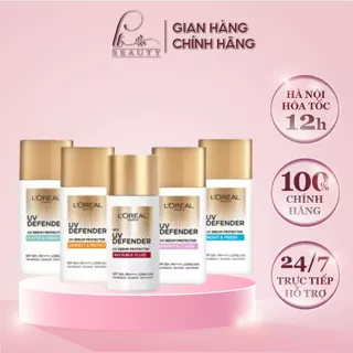 Kem chống nắng x20 thoáng da mỏng nhẹ L'Oreal Paris UV Defender Serum 50ml SPF 50++