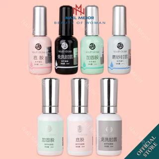 Base top hoa hồng chính hãng , gel liên kết móng, top phủ bóng, sơn cứng móng 15ml