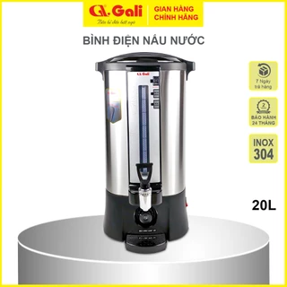 Bình Đun Gali GL-6020A dung tích lớn 20 lít. Chức năng nấu nhanh TURBO 1500W. Bảo hành chính hãng.