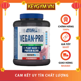 Thực Phẩm Bổ Sung bột Applied Nutrition Vegan Protein Thực Vật 5lbs 70 lần dùng