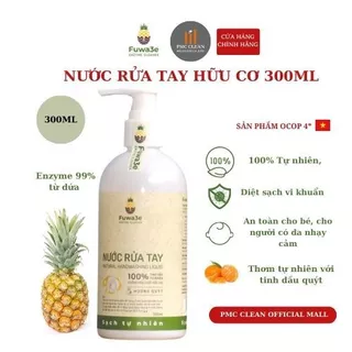 Nước Rửa Tay Sát Khuẩn 300ML FUWA3E Từ EnZyme Sinh Học, An Toàn Cho Bé & Người Lớn, Mềm Mại Da Tay