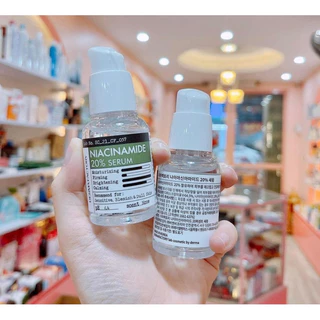 Tinh chất dưỡng trắng Derma Factory Niacinamide 20% Serum 30ml