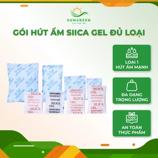 Gói hút ẩm Silica gel 200G đóng túi loại 1/2/3/5/10/20/50/100/200/300/500g ,1kg - Hạt chống ẩm mốc khử mùi