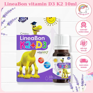 LineaBon vitamin D3 K2 10ml - Vitamin tăng chiều cao cho bé