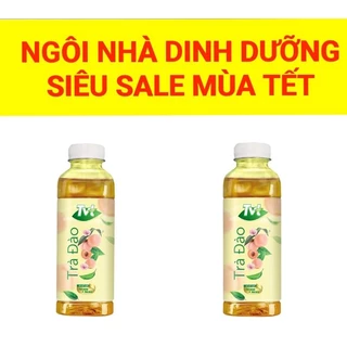 Trà Đào Tinh Chất Trà Xanh & Trà Đen TVT 450ml