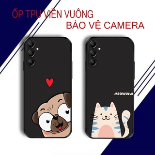 Ốp Samsung Galaxy A15 , A25 , A35 , A55 5G TPU cạnh vuông THÌN | Kind case Ốp lưng bảo vệ camera