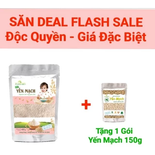 Bột yến mạch nguyên cám 400g( Có Quà Tặng Kèm 1 Gói YM 150g)