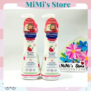 Sữa tắm gội cho trẻ sơ sinh và Em bé da nhạy cảm Mustela 300ml