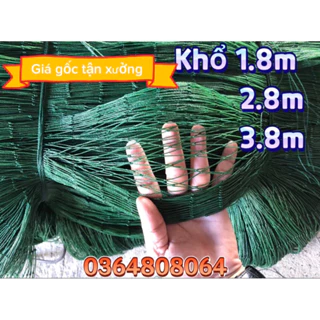 Lưới Rào Gà Màu Xanh Rêu Hàng Đẹp { Khổ 1.8m, 2.8m, 3.8m}