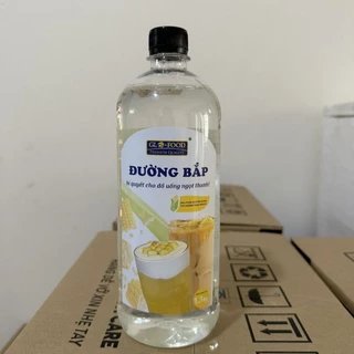 Nước đường bắp Glo Food chai 1.3kg dùng trong pha chế, nấu ăn