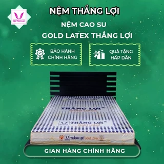 Nệm Cao Su Gold Latex Dòng 15cm - Hàng chính Hãng Bảo Hành 15 Năm