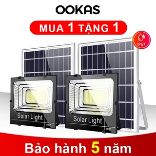 OOKAS đèn năng lượng mặt trời 200w  đèn led ngoài trời solar light  IP67 Chống Nước Tiết Kiêm Điện ĐÈN