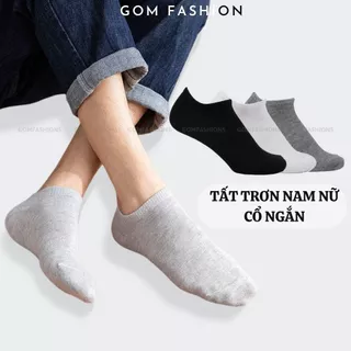 Tất vớ nam nữ cổ ngắn GOMTAT mềm mỏng thoáng mát, chất liệu cotton chuẩn xuất Nhật