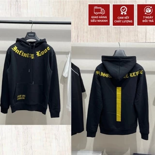 Áo Nỉ Hoodie An Thuyên DOLCE LEVER In Nhũ Vàng Mũ Rộng 2 Lớp Form Rộng Basic Nam Nữ Unisex - Áo Hoodie Nam Nữ Hot Trend