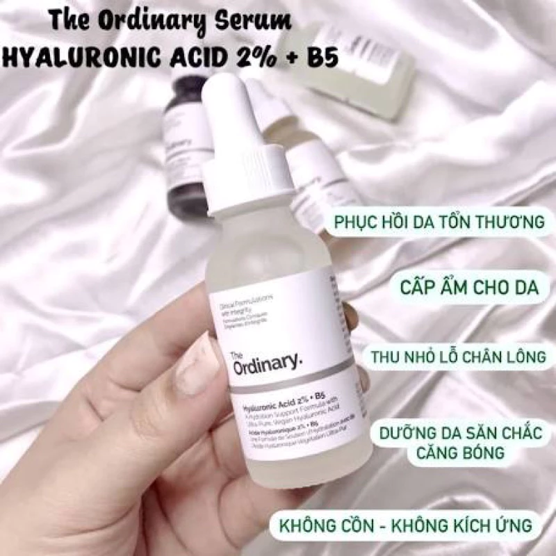 SERUM PHỤC HỒI CẤP ẨM B5 THE ORDINARY HYALURONIC 2%-30ml