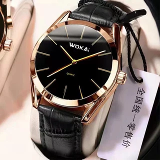 Đồng hồ nam Wokai10 dây nâu bản siêu cấp hot 2024