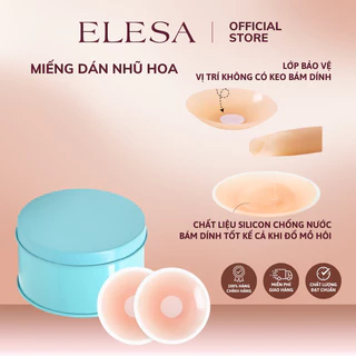 Hộp 10 Miếng dán ngực Silicon - LUXE - siêu dính, chống thấm nước sử dụng nhiều lần