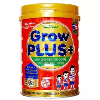 Sữa Grow Plus FDI đỏ lon 900g dành cho trẻ suy dinh dưỡng thấp còi