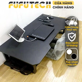 Combo Bàn Ghế Ngồi Bệt V1 Chân U FUFUTECH Gấp Gọn Được, Phù Hợp Làm Việc, Học Tập, Giải Trí Size 120x60x35 cm