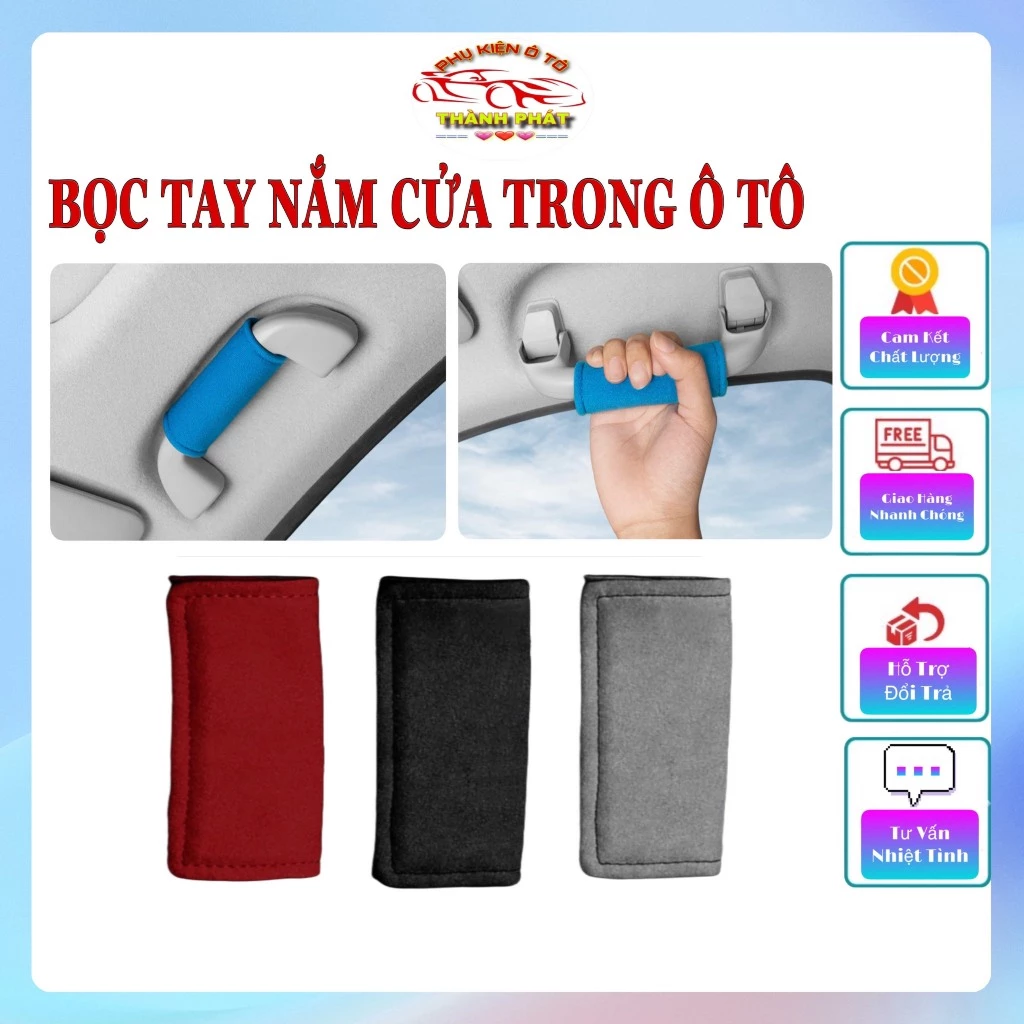 Bọc bảo vệ tay nắm nóc cửa trong ô tô xe hơi tiện lợi chống trầy xước