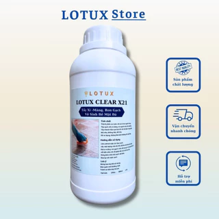 Nước tẩy đa năng cho các bề mặt đá Lotux Clear X21, tẩy gạch men