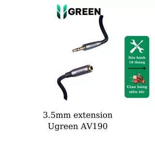 Cáp Audio 3.5mm nối dài 1m -5m Ugreen 50238 - 60311 AV190