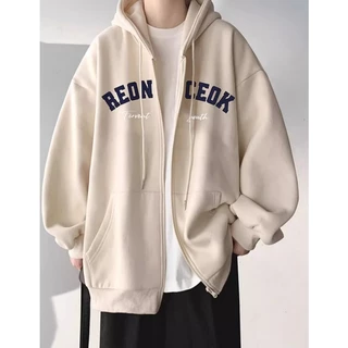 Áo khoác hoodie - áo khoác nỉ chữ REONCEOK dày dặn, mũ 2 lớp thân áo 1 lớp phong cách hàn quốc