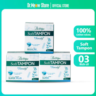 Băng vệ sinh dạng ống soft tampon DrMiju - Siêu thấm hút, không rò rỉ tới 8 giờ, tự tin đi bơi, vận động