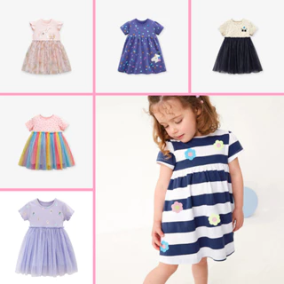 BST váy hè bé gái thun cotton nhiều họa tiết 2-7 tuổi mẫu mới P4 - Little Maven Chính Hãng