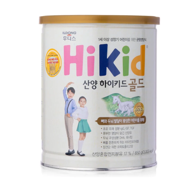 Sữa Hikid dê 650g cho bé từ 1-9 tuổi