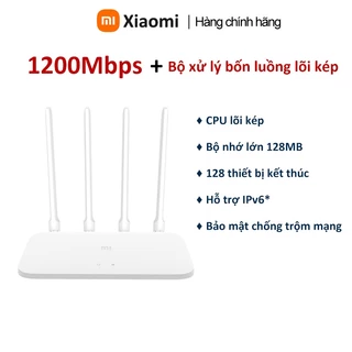 Bộ phát wifi Xiaomi Router 1167Mbps 2.4G 5G băng Tần Kép,hỗ trợ IPv6,CPU kép -Core