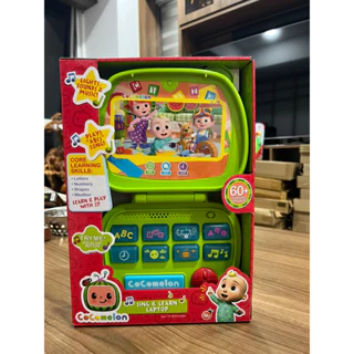 CoComelon Sing and Learn Laptop Toy for Kids, Lights, Sounds, and Music Encourages Letter, Number, Shape