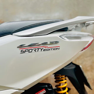 Tem Sticker In Trong Chữ Sporty edition Dán Trang Trí Xe Máy, Decal In Trong Dán Được Cho Các Xe Sáng Màu