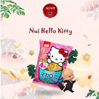 Mì Nui Hello Kitty 120g Nhật Bản dinh dưỡng cho bé từ 9 tháng tuổi - Hàng nhật nội địa