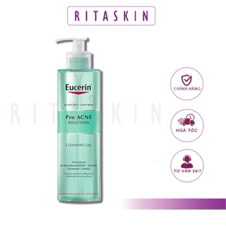 Eucerin Sữa Rửa Mặt Dạng Gel Dành Cho Da Nhờn Mụn ProAcne Cleasing