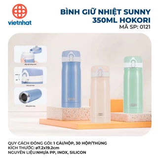 Bình giữ nhiệt Sunny 350ml Hokori Việt Nhật